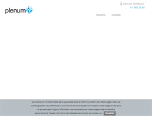 Tablet Screenshot of plenummedia.com